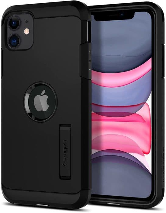 Spigen iPhone 11 [Tough Armor] Triple Protection Case - Svart (076CS27190)