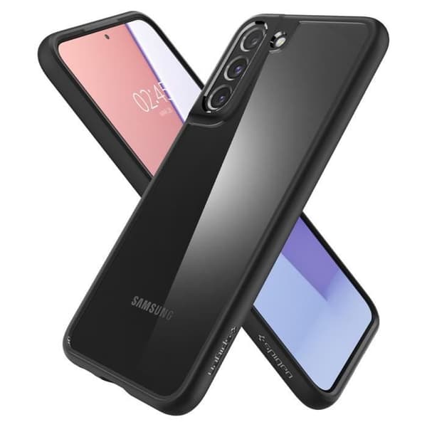 Fodral - SPIGEN - Ultra Hybrid - Samsung Galaxy S22 - Svart/Transparent - Designerskydd