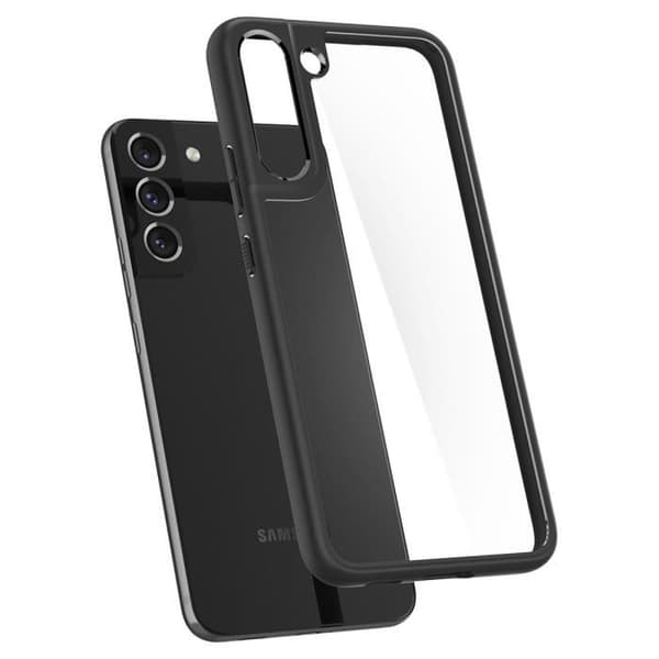 Fodral - SPIGEN - Ultra Hybrid - Samsung Galaxy S22 - Svart/Transparent - Designerskydd