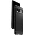 Miniatyrbild 4 av 4: Fodral - SPIGEN - Robust rustning - Google Pixel 7 - Svart - Silikon - Optimalt skydd