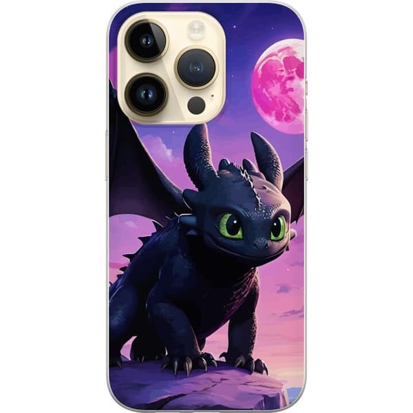 Apple iPhone 14 Pro Genomskinligt Skal How to Train Your Dragon (Draktränaren)