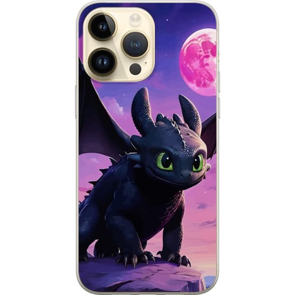 Apple iPhone 14 Pro Max Genomskinligt Skal How to Train Your Dragon (Draktränaren)