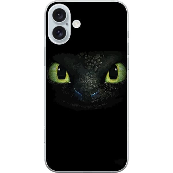 Apple iPhone 16 Plus Genomskinligt Skal How to Train Your Dragon (Draktränaren)