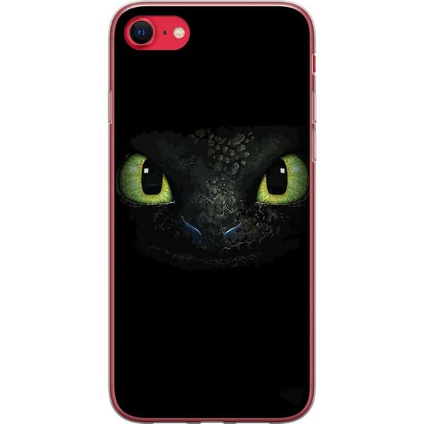 Apple iPhone SE (2020) Genomskinligt Skal How to Train Your Dragon (Draktränaren)