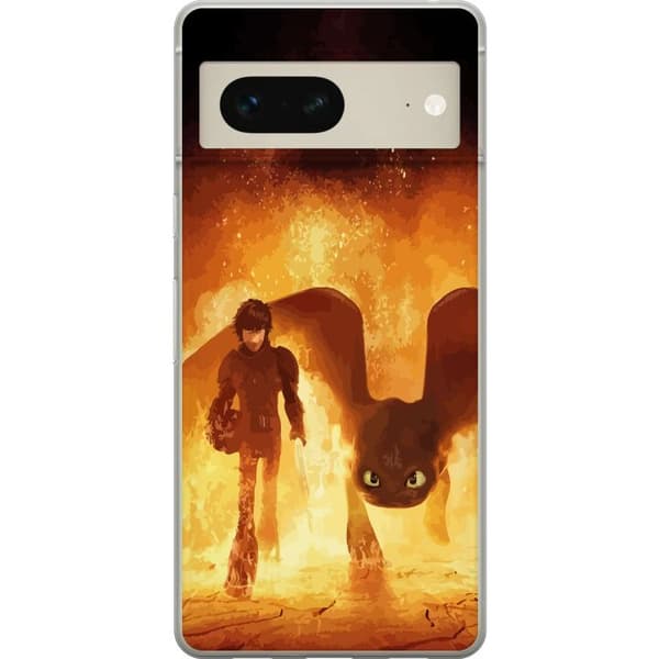 Google Pixel 7 Genomskinligt Skal Draktränaren