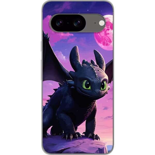 Google Pixel 8 Genomskinligt Skal How to Train Your Dragon (Draktränaren)