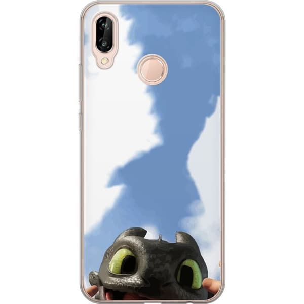 Huawei P20 lite Gennemsigtig cover Drage Træner