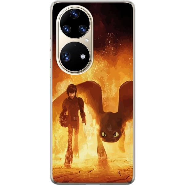 Huawei P50 Pro Genomskinligt Skal Draktränaren