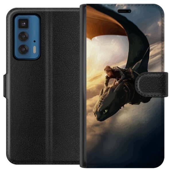 Motorola Edge 20 Pro Tegnebogsetui Drage Træner