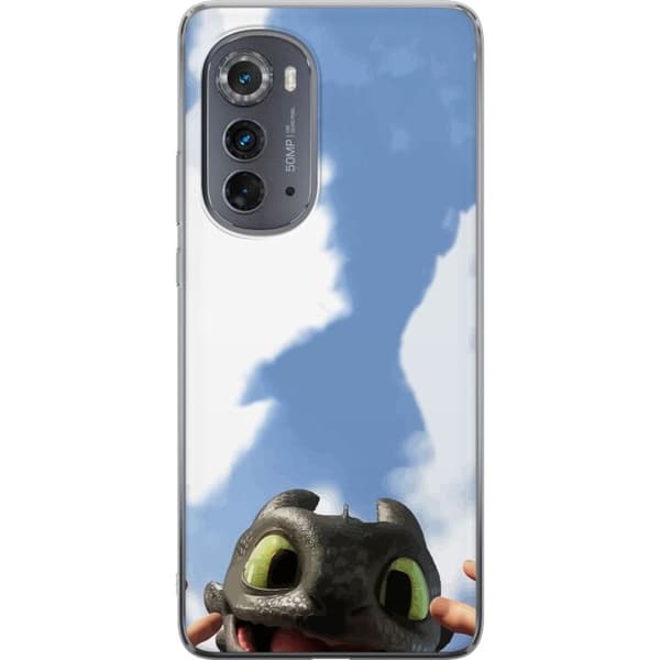 Motorola Edge (2022) Läpinäkyvä kuori Lohikäärmeen Kasvattaja