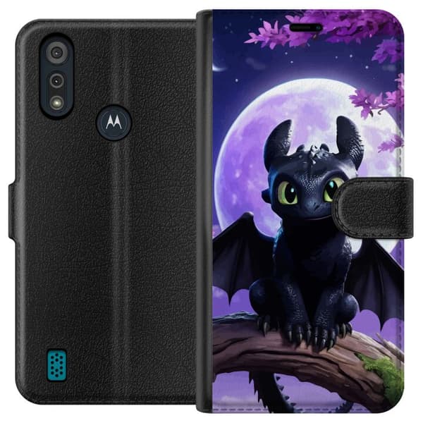 Motorola Moto E6i Tegnebogsetui Dragetræneren