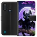 Miniatyrbillede 1 af 3: Motorola Moto E6i Tegnebogsetui Dragetræneren