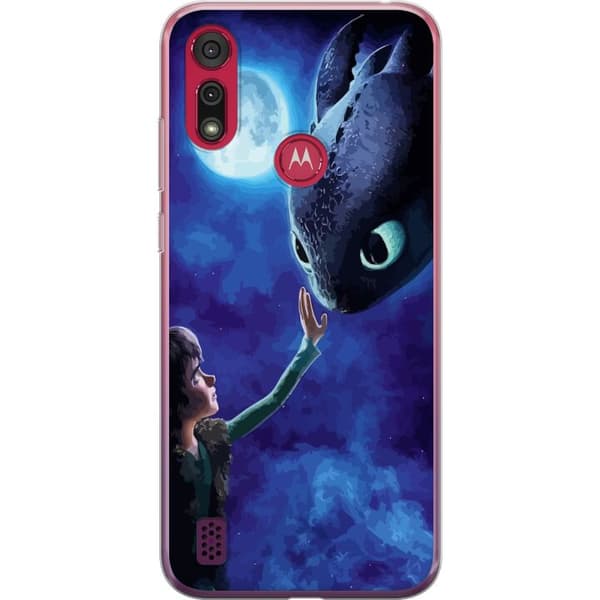 Motorola Moto E6s (2020) Genomskinligt Skal Draktränaren How to Train Your Dragon