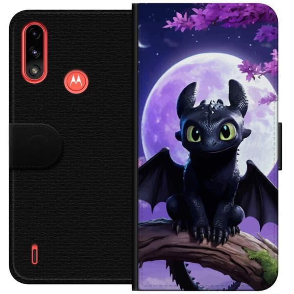 Motorola Moto E7 Power Plånboksfodral Draktränaren How to Train Your Dragon