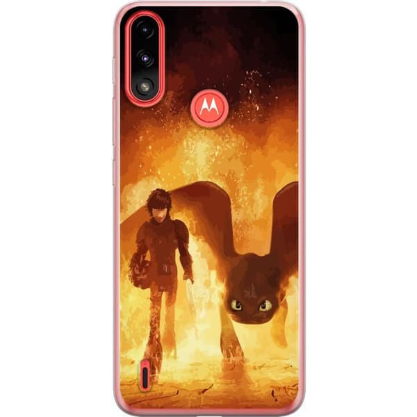 Motorola Moto E7 Power Genomskinligt Skal Draktränaren