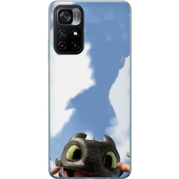 Xiaomi Poco M4 Pro 5G Gennemsigtig cover Drage Træner