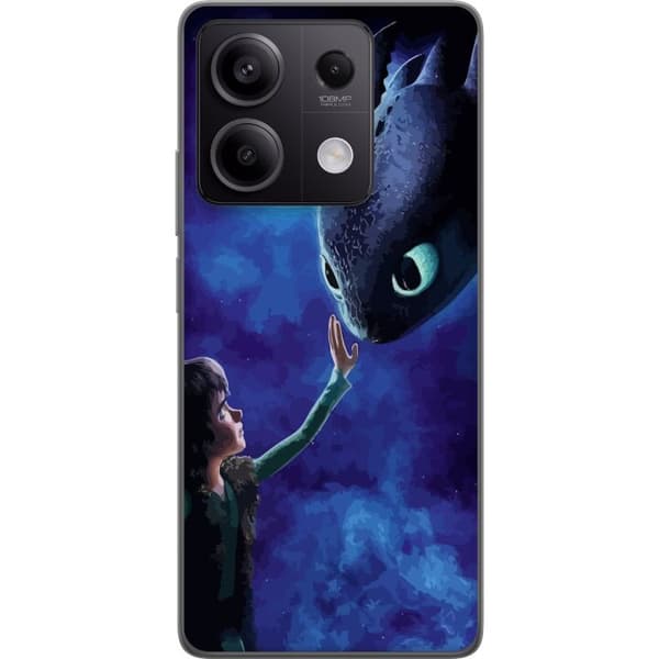 Xiaomi Redmi Note 13 Genomskinligt Skal Draktränaren How to Train Your Dragon