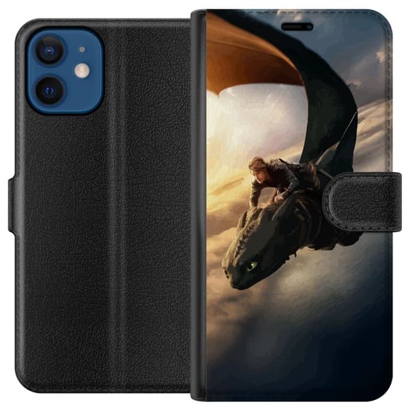 Apple iPhone 12  Tegnebogsetui Drage Træner