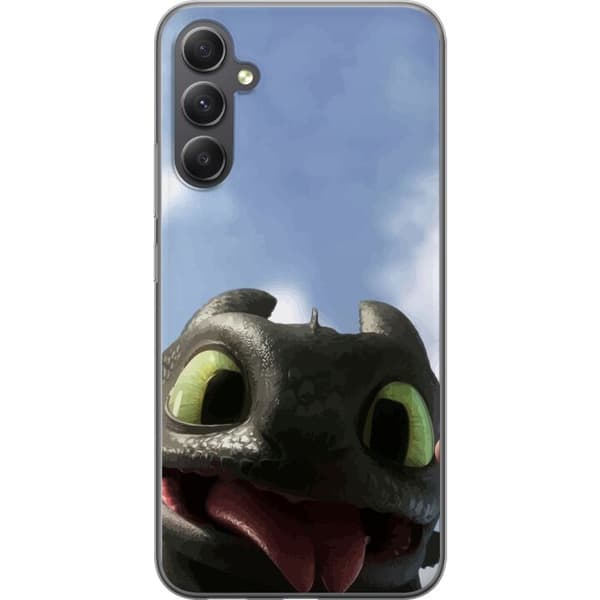 Samsung Galaxy A35 Läpinäkyvä kuori Kuinka kouluttaa lohikäärmeesi