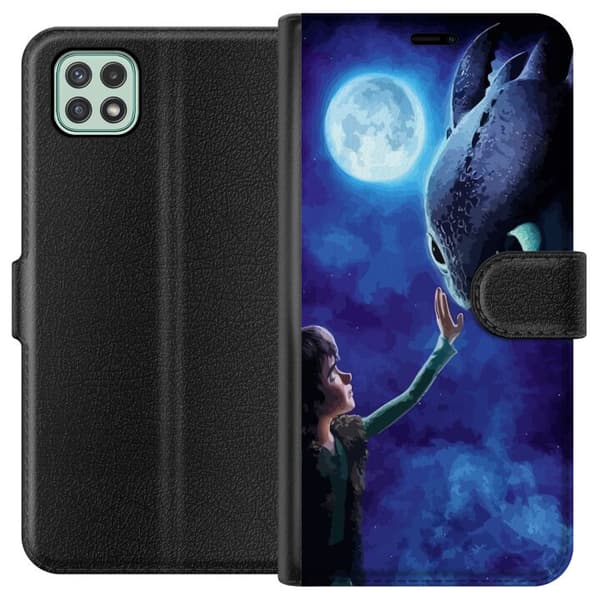 Samsung Galaxy A22 5G Lommeboketui Draketreneren