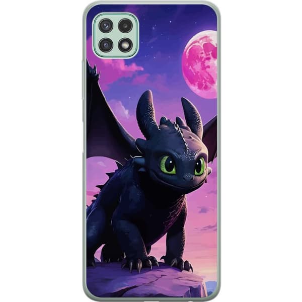 Samsung Galaxy A22 5G Genomskinligt Skal How to Train Your Dragon (Draktränaren)