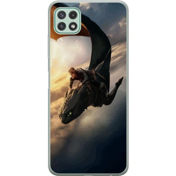 Samsung Galaxy A22 5G Gjennomsiktig deksel Draketrener
