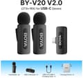 Miniatyrbillede 11 af 11: Boya trådløs mikrofon BY-V20 USB-C V2.0