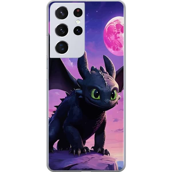 Samsung Galaxy S21 Ultra 5G Genomskinligt Skal How to Train Your Dragon (Draktränaren)