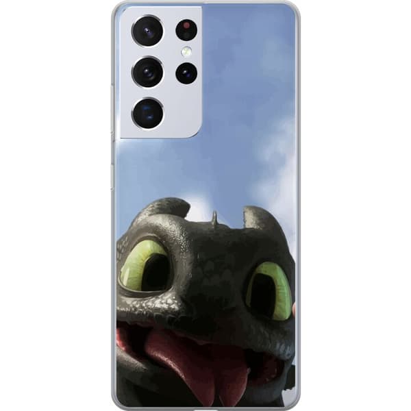 Samsung Galaxy S21 Ultra 5G Genomskinligt Skal How to Train Your Dragon (Draktränaren)