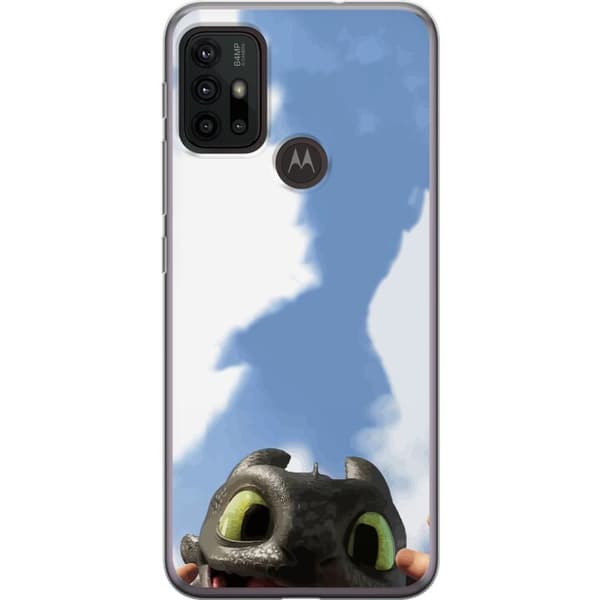 Motorola Moto G30 Gennemsigtig cover Drage Træner