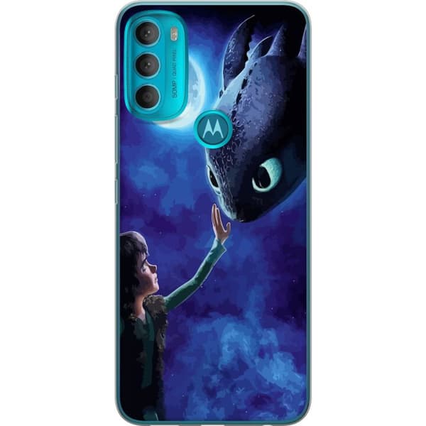 Motorola Moto G71 5G Genomskinligt Skal Draktränaren How to Train Your Dragon