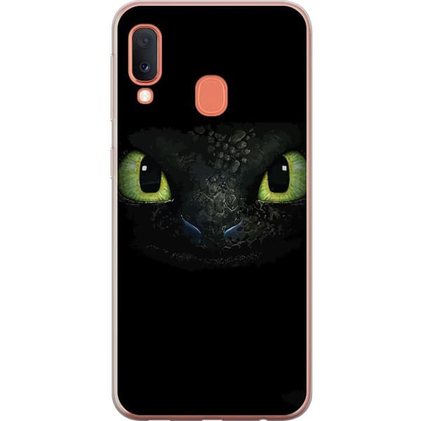 Samsung Galaxy A20e Genomskinligt Skal How to Train Your Dragon (Draktränaren)