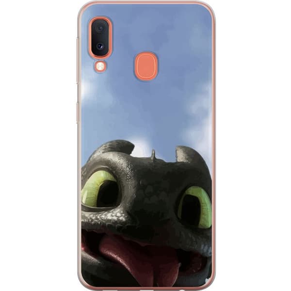 Samsung Galaxy A20e Genomskinligt Skal How to Train Your Dragon (Draktränaren)