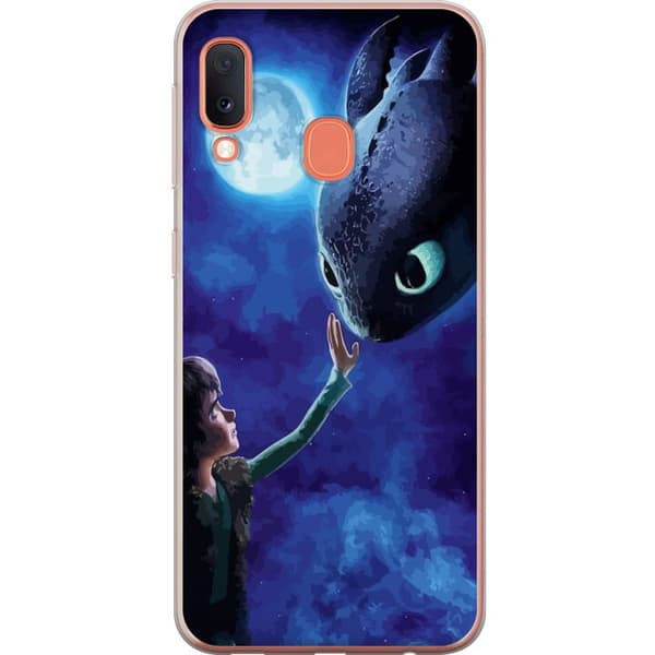Samsung Galaxy A20e Genomskinligt Skal Draktränaren How to Train Your Dragon