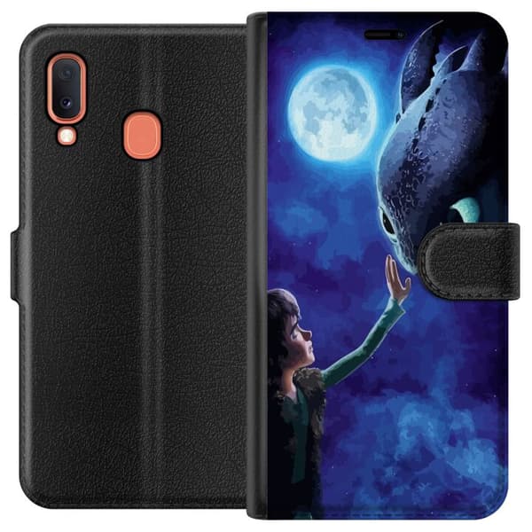 Samsung Galaxy A20e Lommeboketui Draketreneren