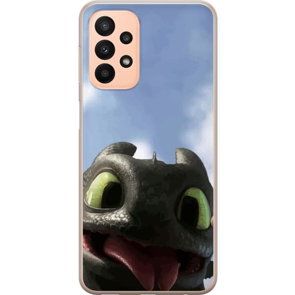 Samsung Galaxy A23 Gjennomsiktig deksel Draketreneren