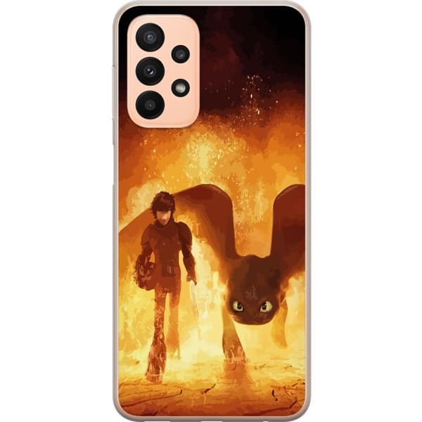Samsung Galaxy A23 Läpinäkyvä kuori Loikkakouluttaja