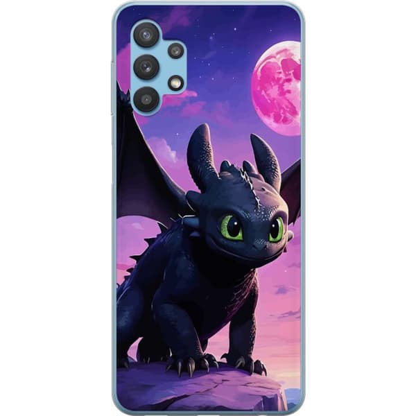 Samsung Galaxy A32 5G Genomskinligt Skal How to Train Your Dragon (Draktränaren)