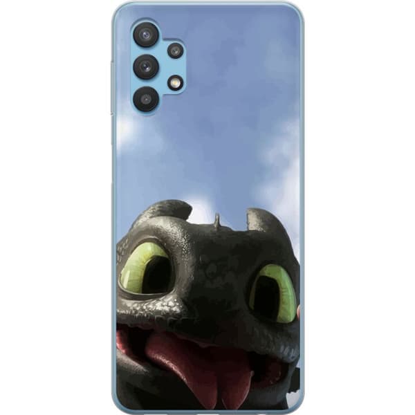 Samsung Galaxy A32 5G Genomskinligt Skal How to Train Your Dragon (Draktränaren)