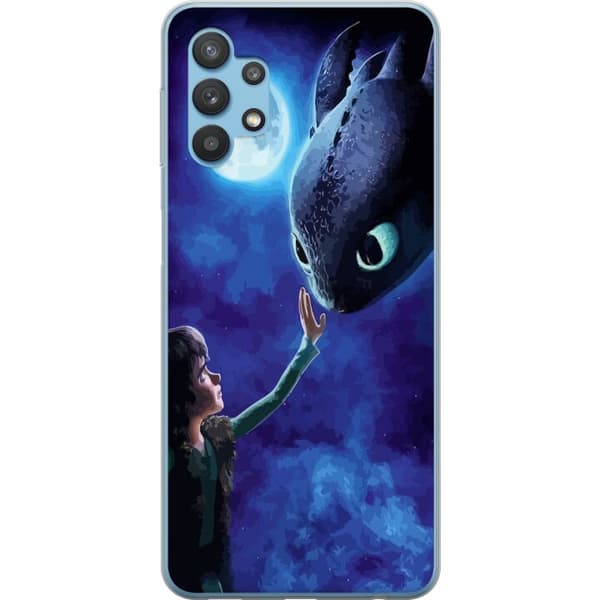 Samsung Galaxy A32 5G Gjennomsiktig deksel Draketreneren