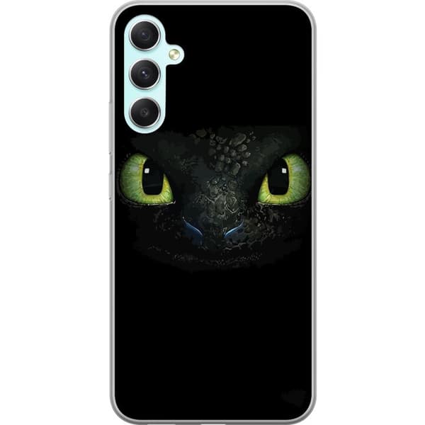 Samsung Galaxy A34 Gjennomsiktig deksel Draketreneren