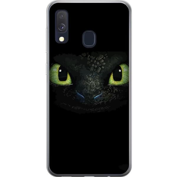 Samsung Galaxy A40 Genomskinligt Skal How to Train Your Dragon (Draktränaren)