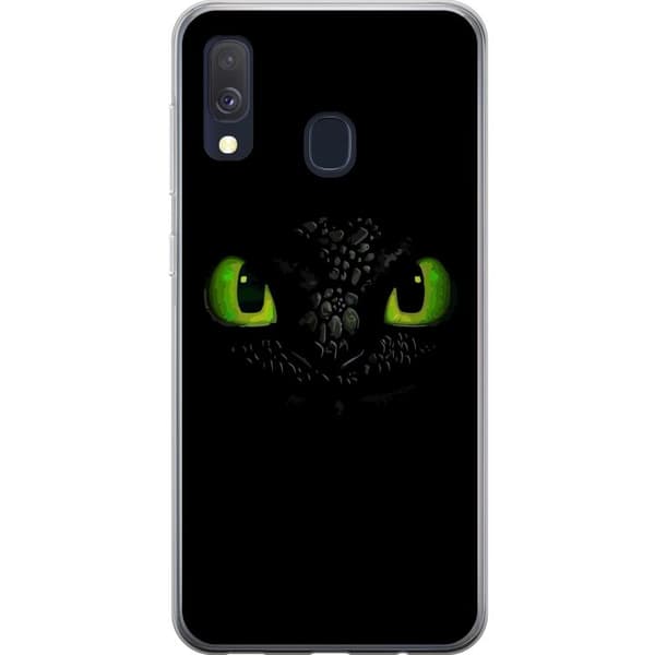 Samsung Galaxy A40 Genomskinligt Skal Draktränaren How to Train Your Dragon