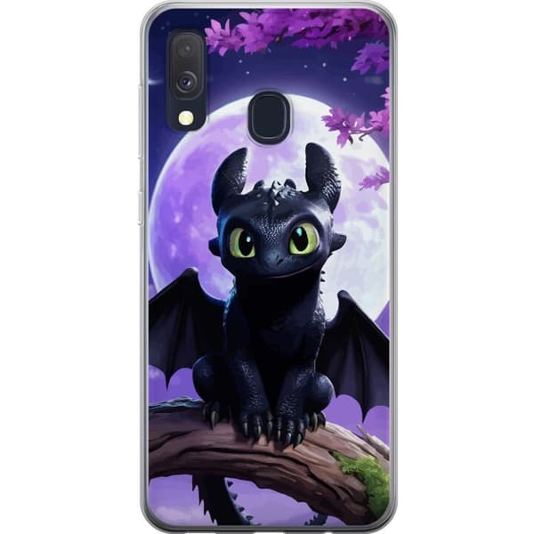 Samsung Galaxy A40 Genomskinligt Skal Draktränaren How to Train Your Dragon