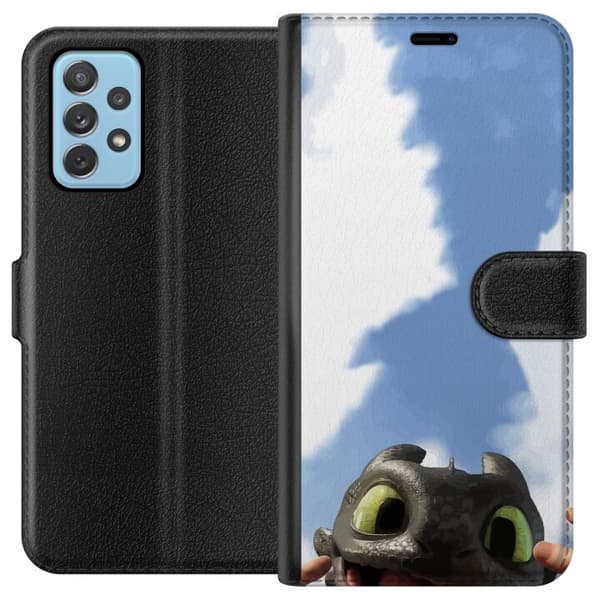 Samsung Galaxy A52 5G Lompakkokotelo Lohikäärmeen Kasvattaja