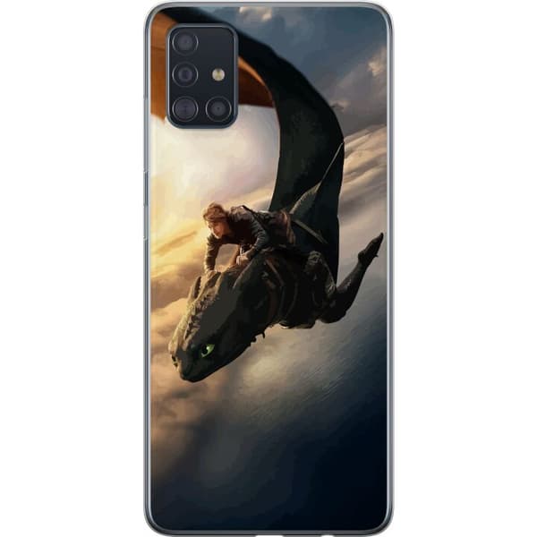 Samsung Galaxy A51 Läpinäkyvä kuori Loimuttajamestari