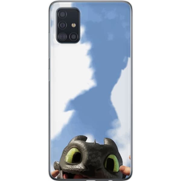 Samsung Galaxy A51 Läpinäkyvä kuori Lohikäärmeen Kasvattaja