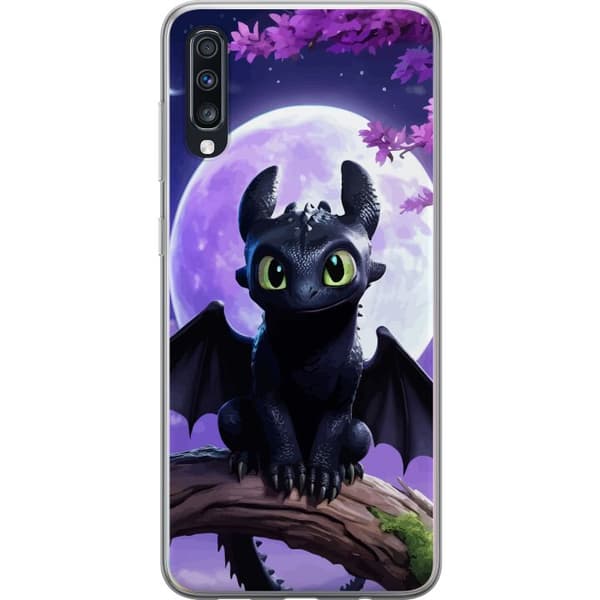 Samsung Galaxy A70 Läpinäkyvä kuori Kuinka kouluttaa lohikäärmeesi