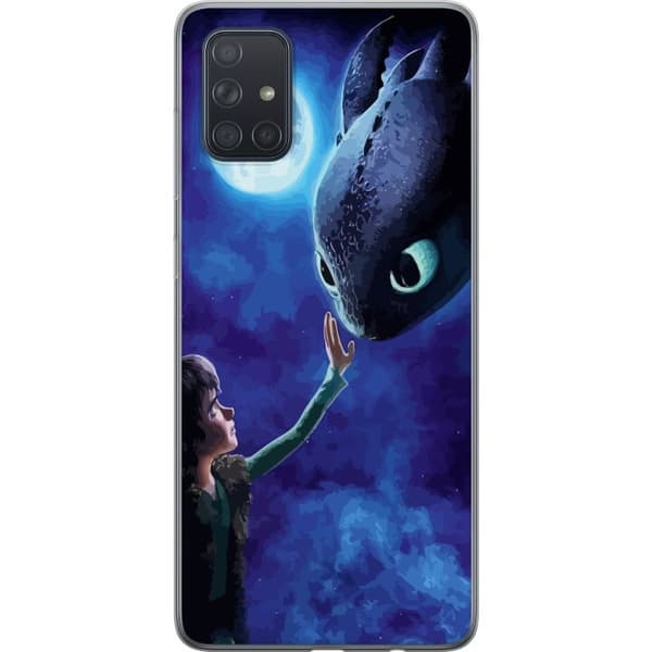 Samsung Galaxy A71 Gennemsigtig cover Dragetræneren