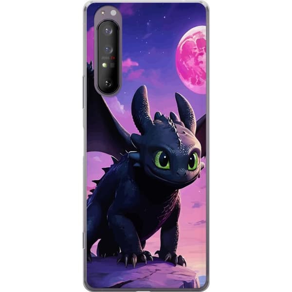 Sony Xperia 1 II Genomskinligt Skal How to Train Your Dragon (Draktränaren)